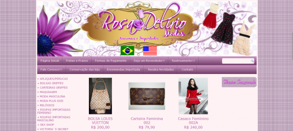 Loja 2 Rosa Delirio Modas